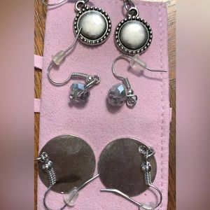 3 Pairs Small Earrings